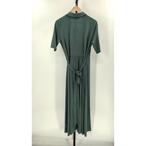 Quince Green Midi Dress